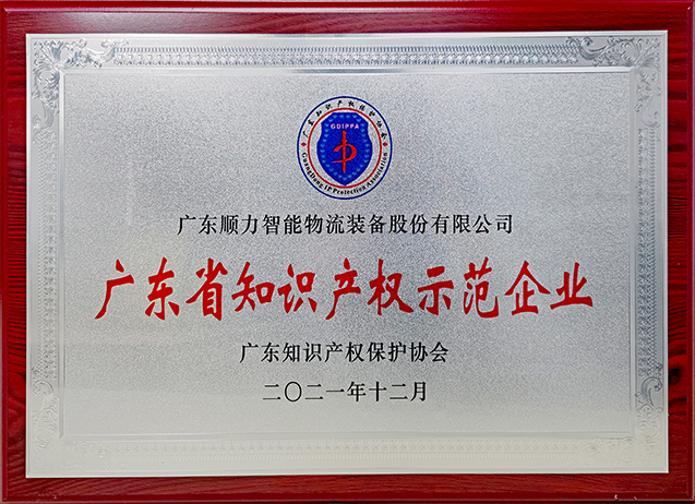 廣東省知識產(chǎn)權示范企業(yè)